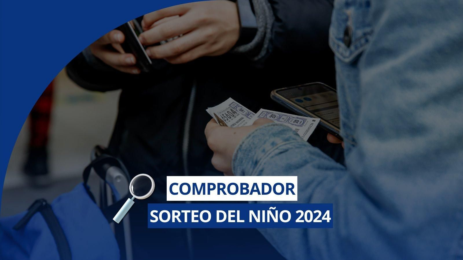 Comprobador de décimos del sorteo de la Lotería del Niño 2024.