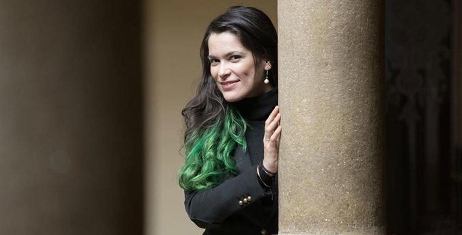 La gaiteira ourensana Cristina Pato, residente en Nueva York desde el año 2004.