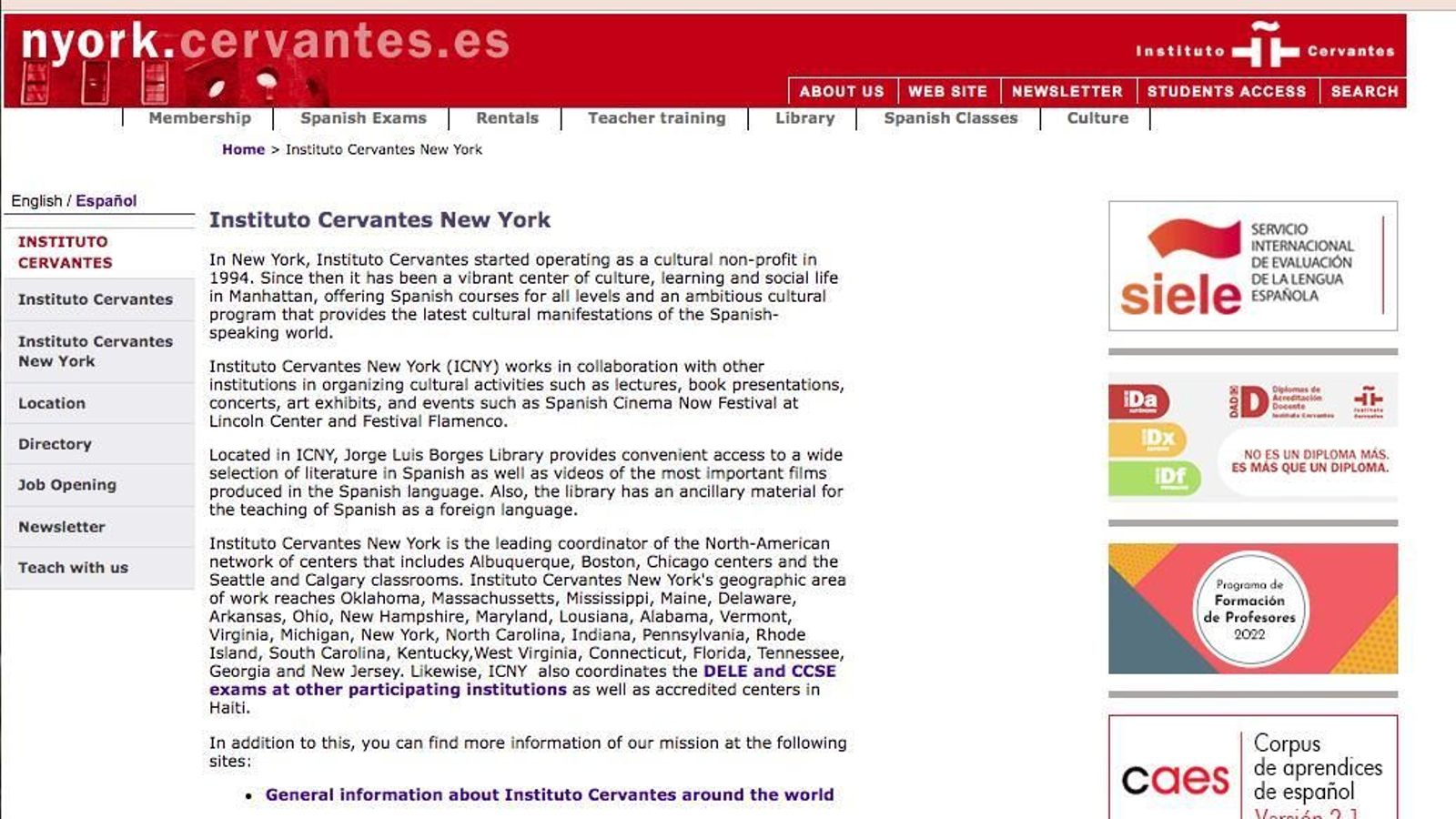 Instituto Cervantes Nueva York