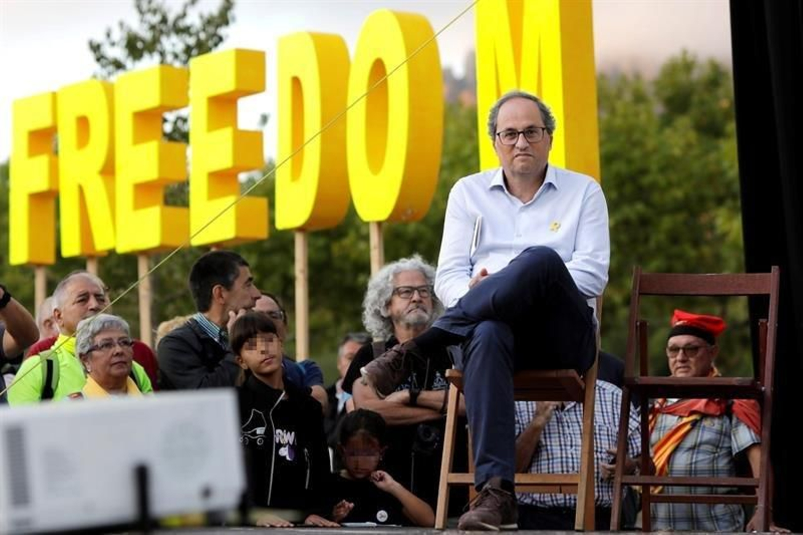 El presidente de la Generalitat, Quim Torra