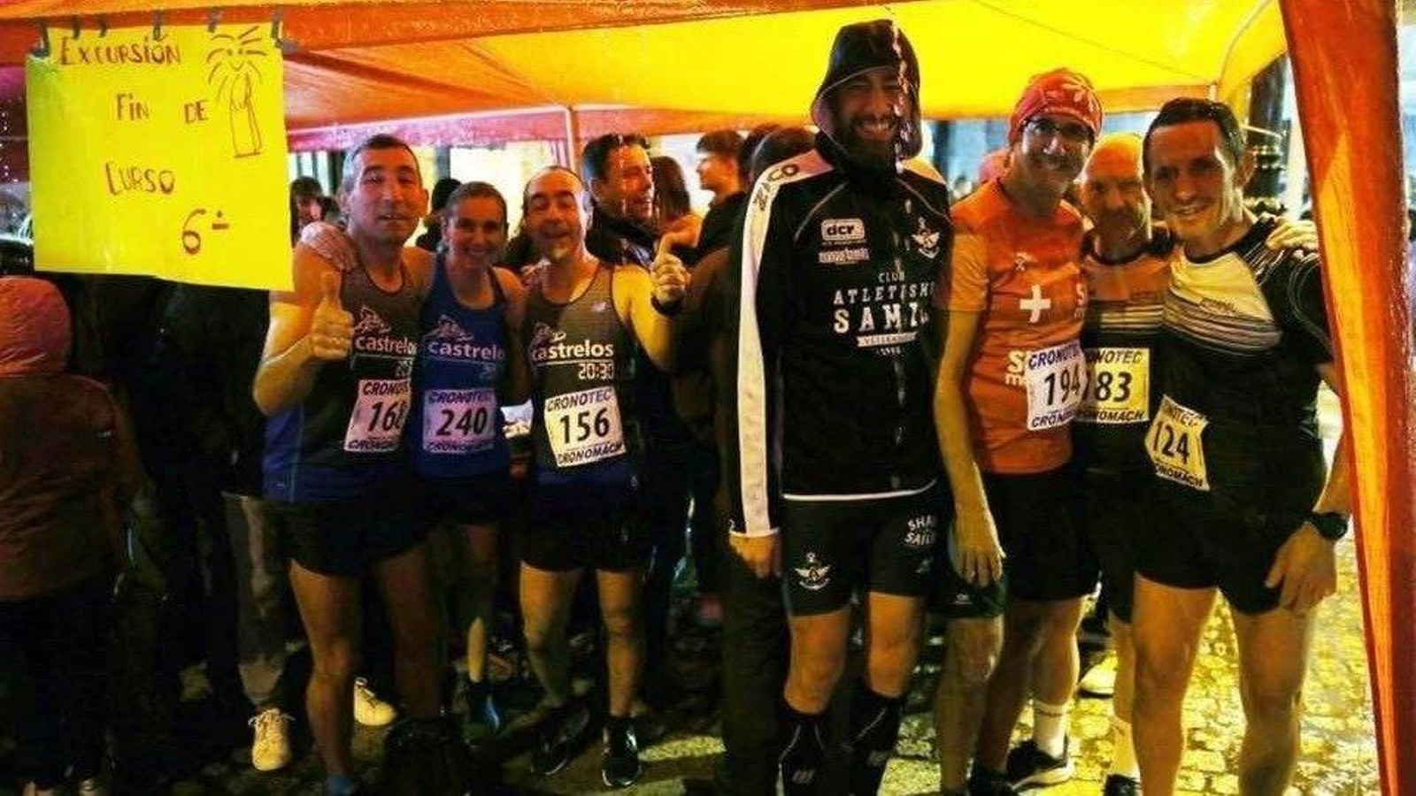 Os momentos de saída foron algo tensos porque, ó estar parados, os participantes sentían algo máis de frío do habitual neste tipo de competicións.