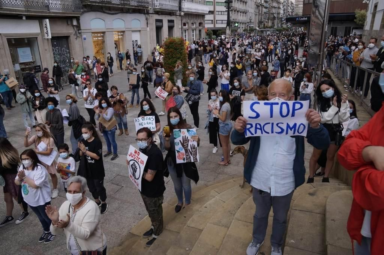 Concentraciones Black Lives Matter en Vigo 5