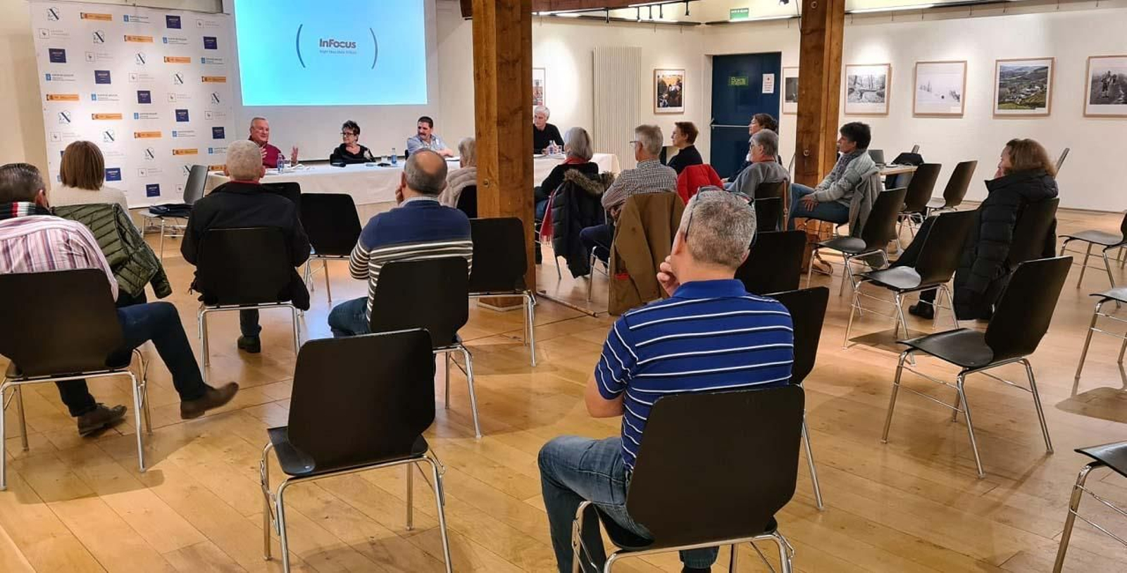 La muestra «Acollida e hospitalidade no Camiño de Santiago» ya puede visitarse en la Ferme Sarasin del cantón de Ginebra