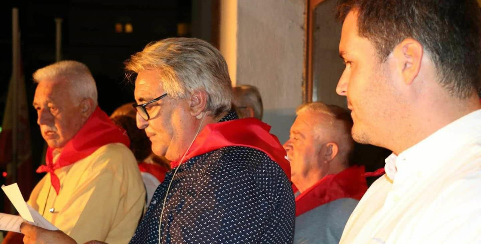 Jose Luis Salgueiro durante su intervención al inicio de las fiestas de Llagosta