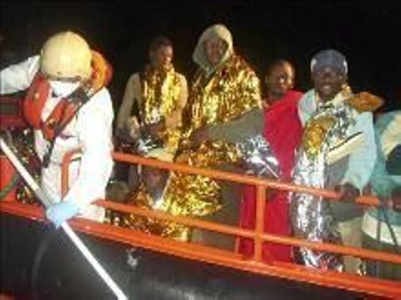 Algunos de los inmigrantes presentaban síntomas de hipotermia.