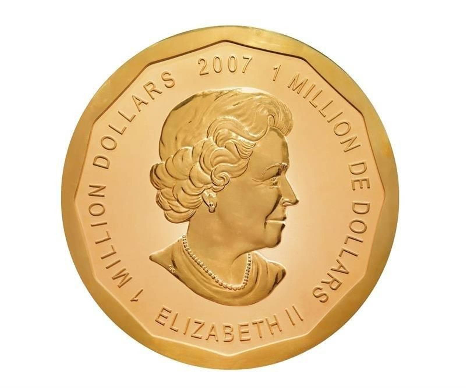 Fotografía sin fechar facilitada por el Museo Bode de Berlín que muestra la mayor moneda de oro del mundo, una pieza de 100 kilos.