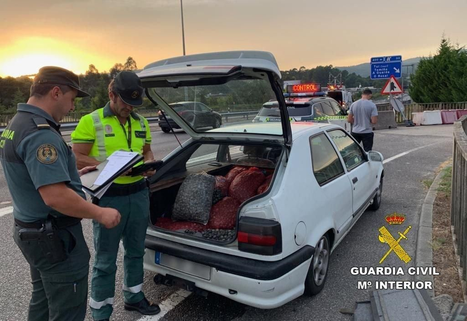 Las almejas y berberechos carecían de cualquier tipo de documentación ni procedencia.