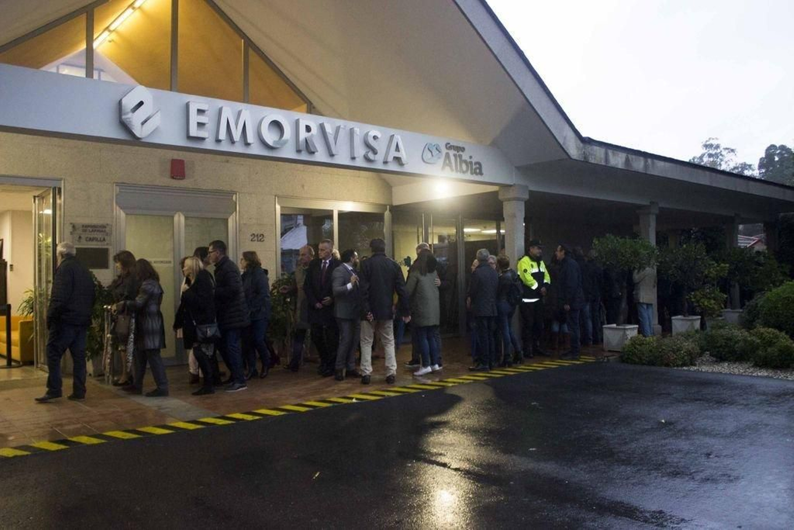 La familia Silva Rego estuvo acompañada de muchos amigos y familiares ayer en Pereiró.