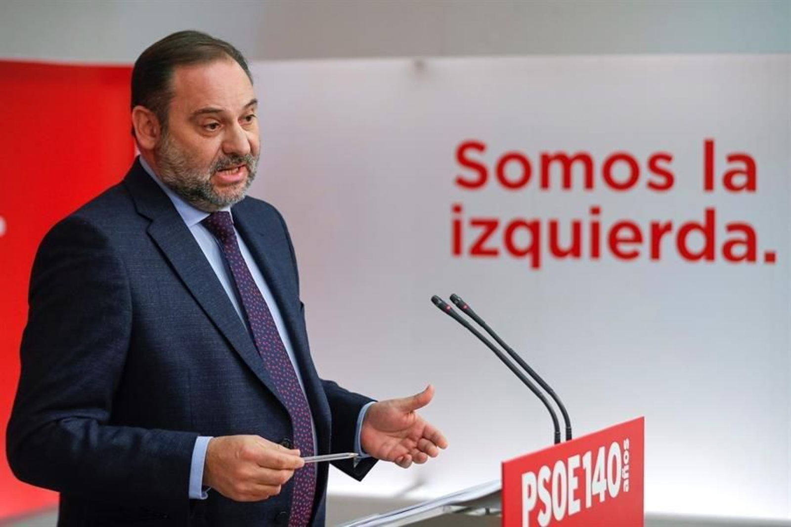 El secretario de Organización del PSOE, José Luis Ábalos