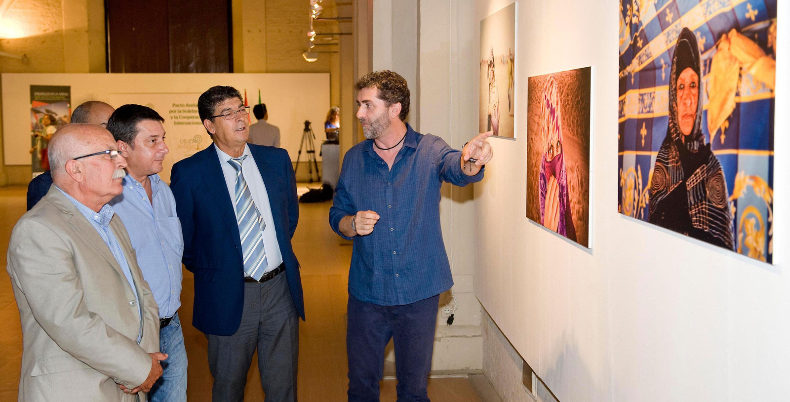 Diego Valderas, vicepresidente de la Junta de Andalucía, y Enrique Pablo Centella, director de la Agencia Andaluza de Cooperación Internacional para el Desarrollo