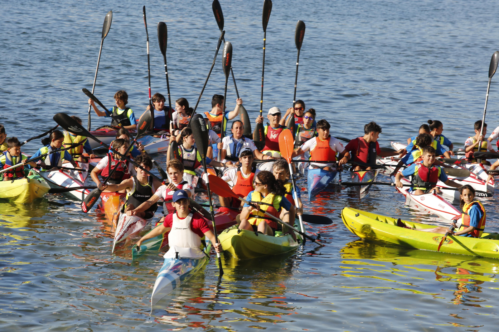 La jornada de entrenamiento especial de la mano de +Deporte Atlántico y el club de piragüismo Kayak Vigo