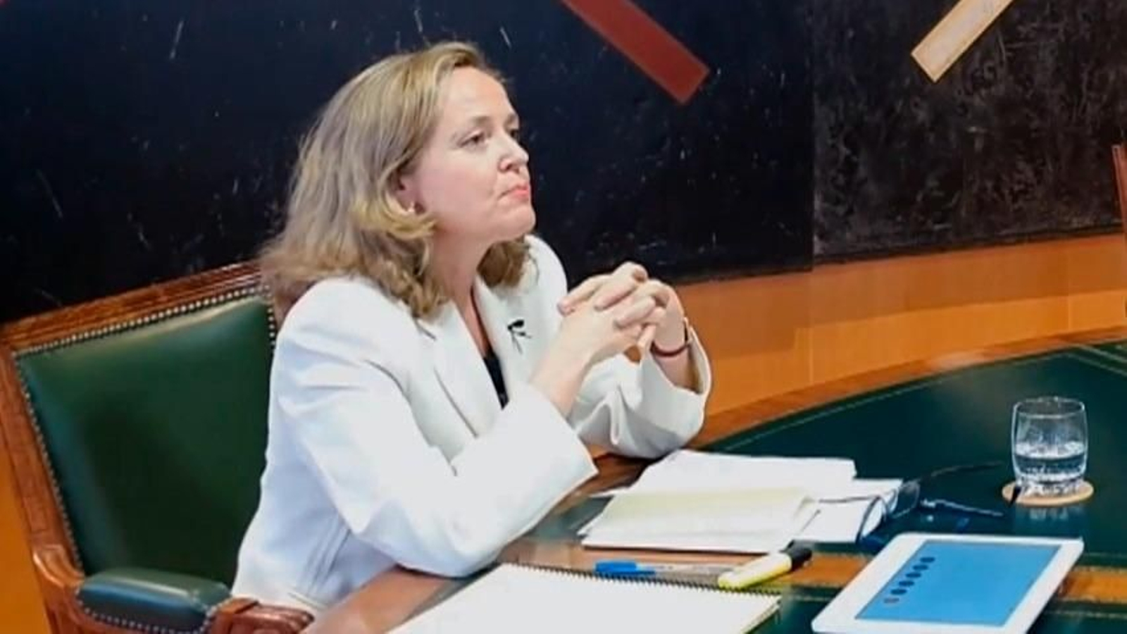 La vicepresidenta de Asuntos Económicos, Nadia Calviño