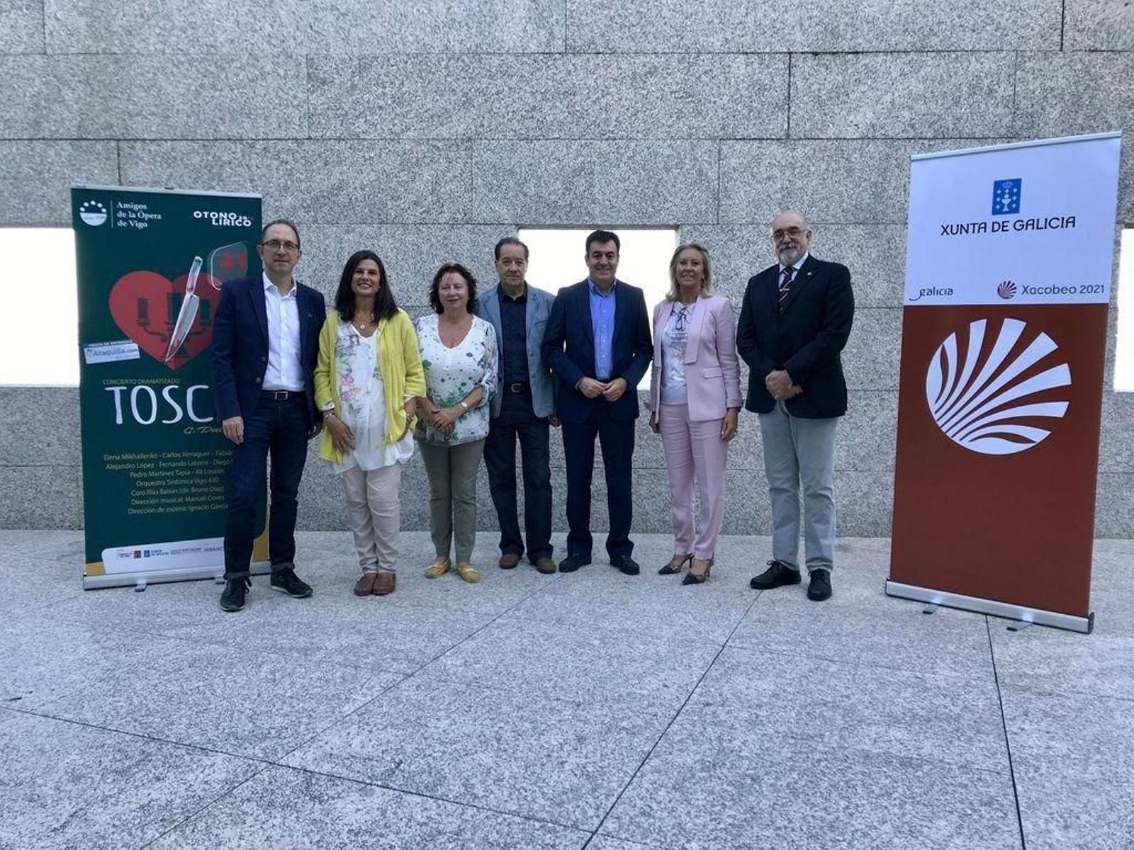 La firma del acuerdo de colabroación con la Xunta tuvo lugar ayer en el Museo do Mar.