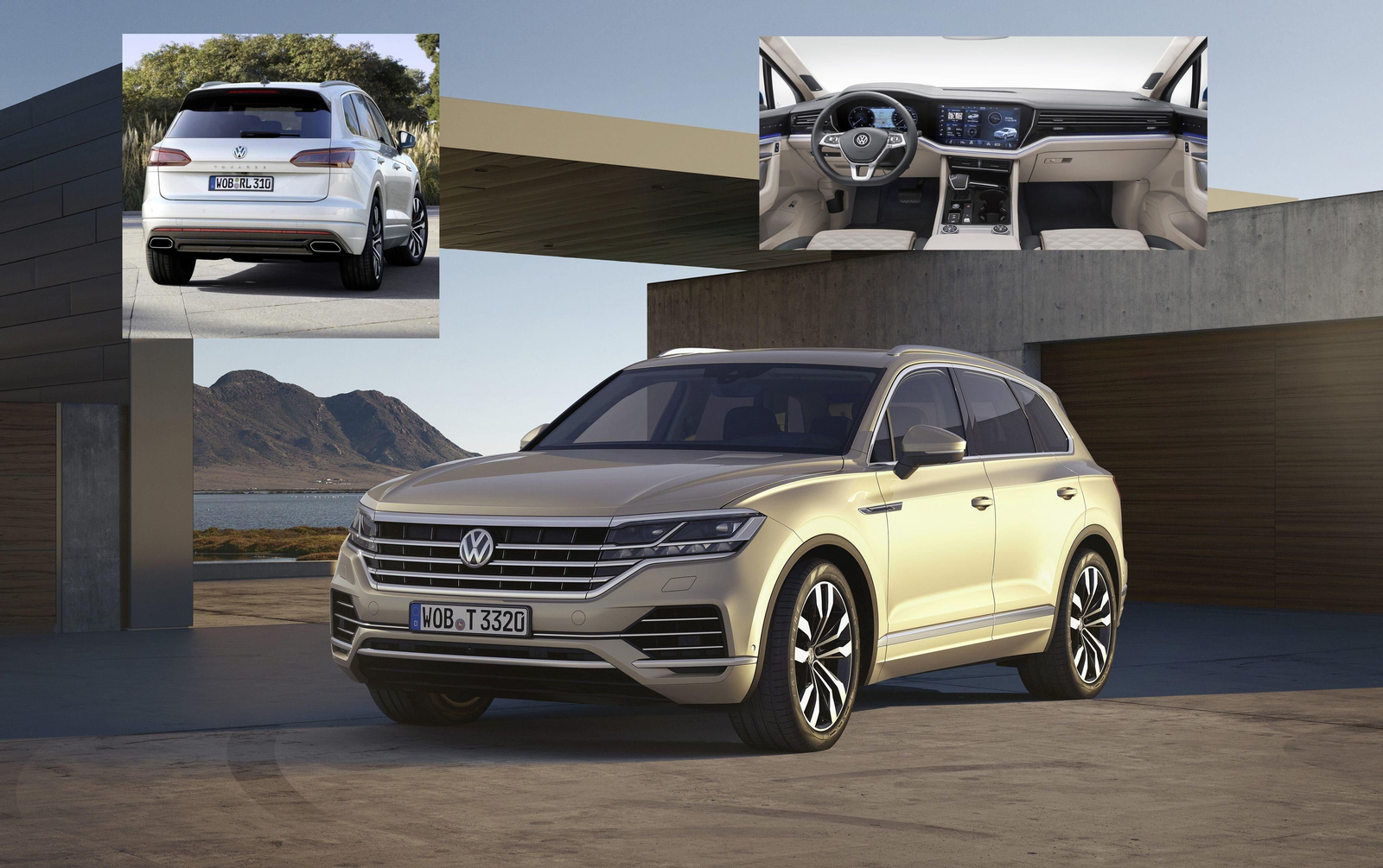 Esterior e interior del nuevo Touareg, presentado a nivel mundial en China.