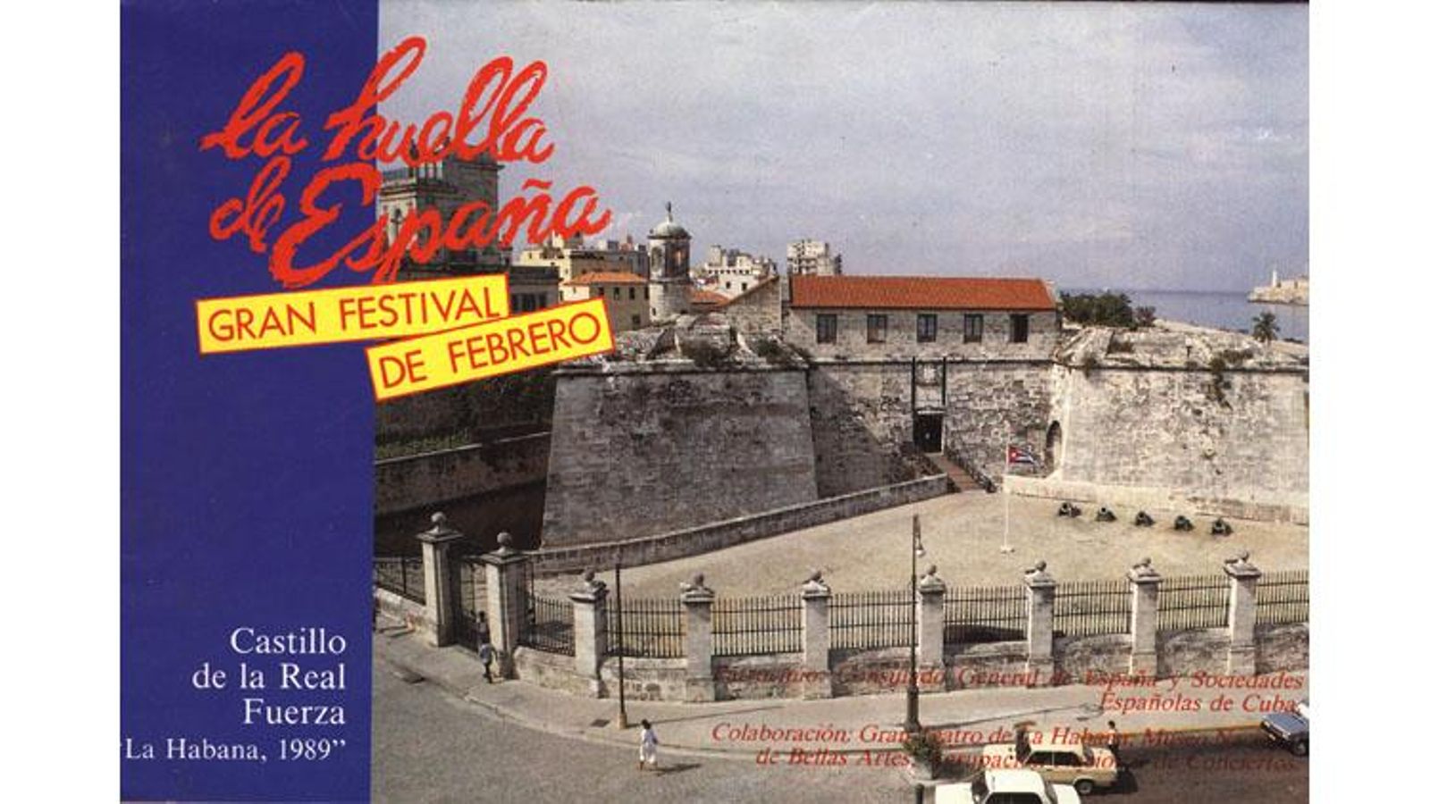 Cartel del festival "La huella de España" del año 1989