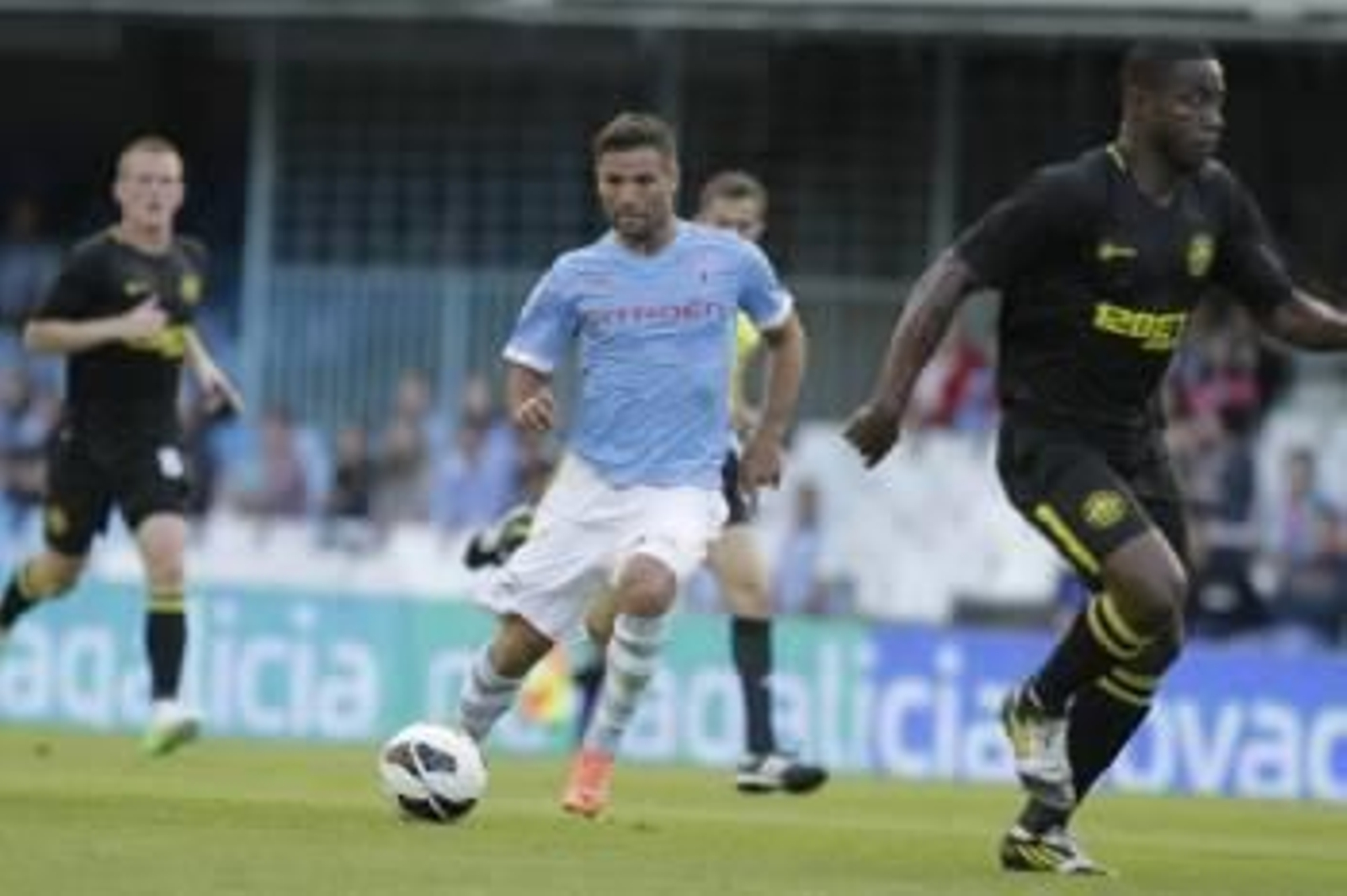 De Lucas, con la pelota. (Foto: A.D.)