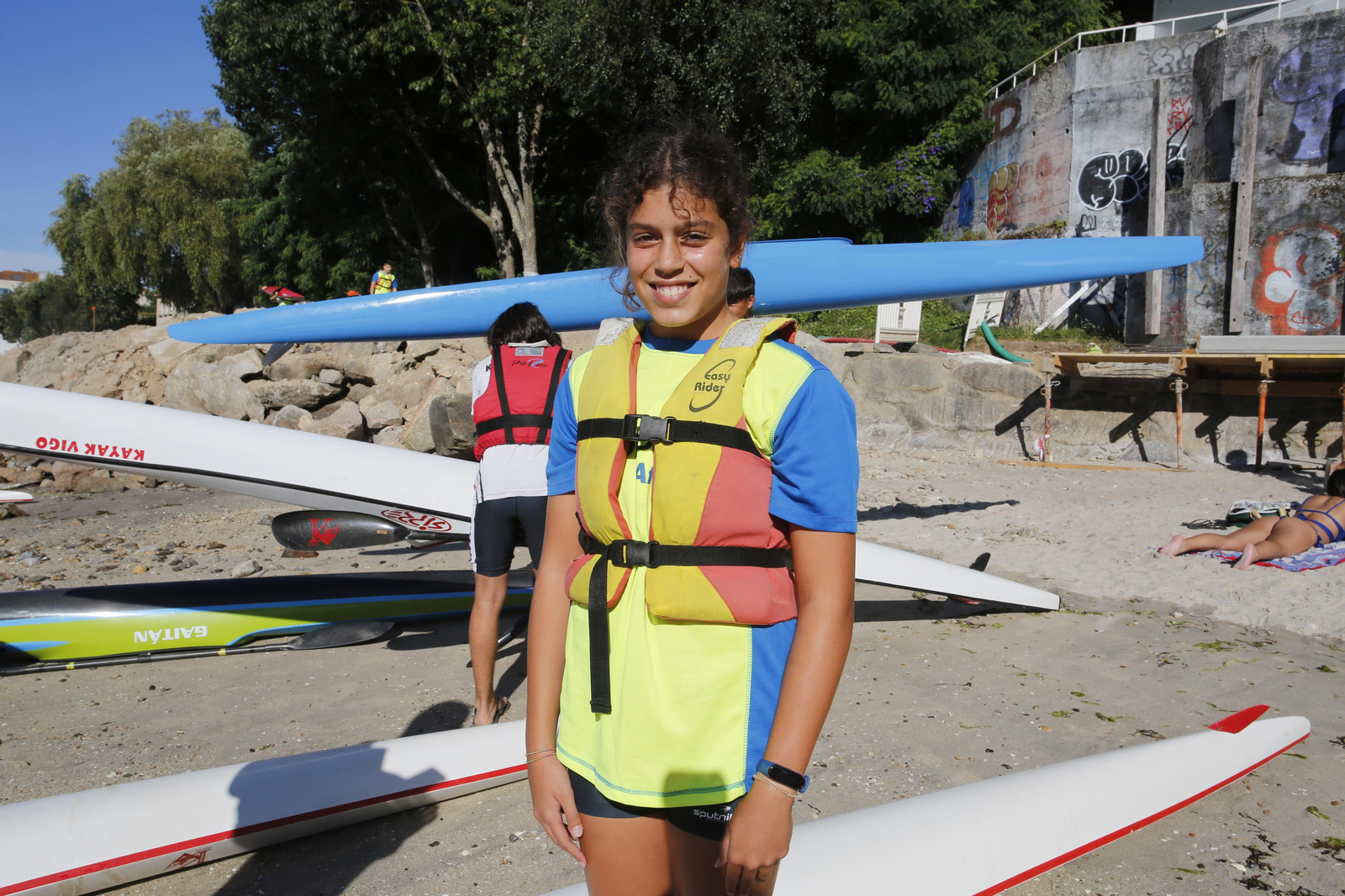 La jornada de entrenamiento especial de la mano de +Deporte Atlántico y el club de piragüismo Kayak Vigo