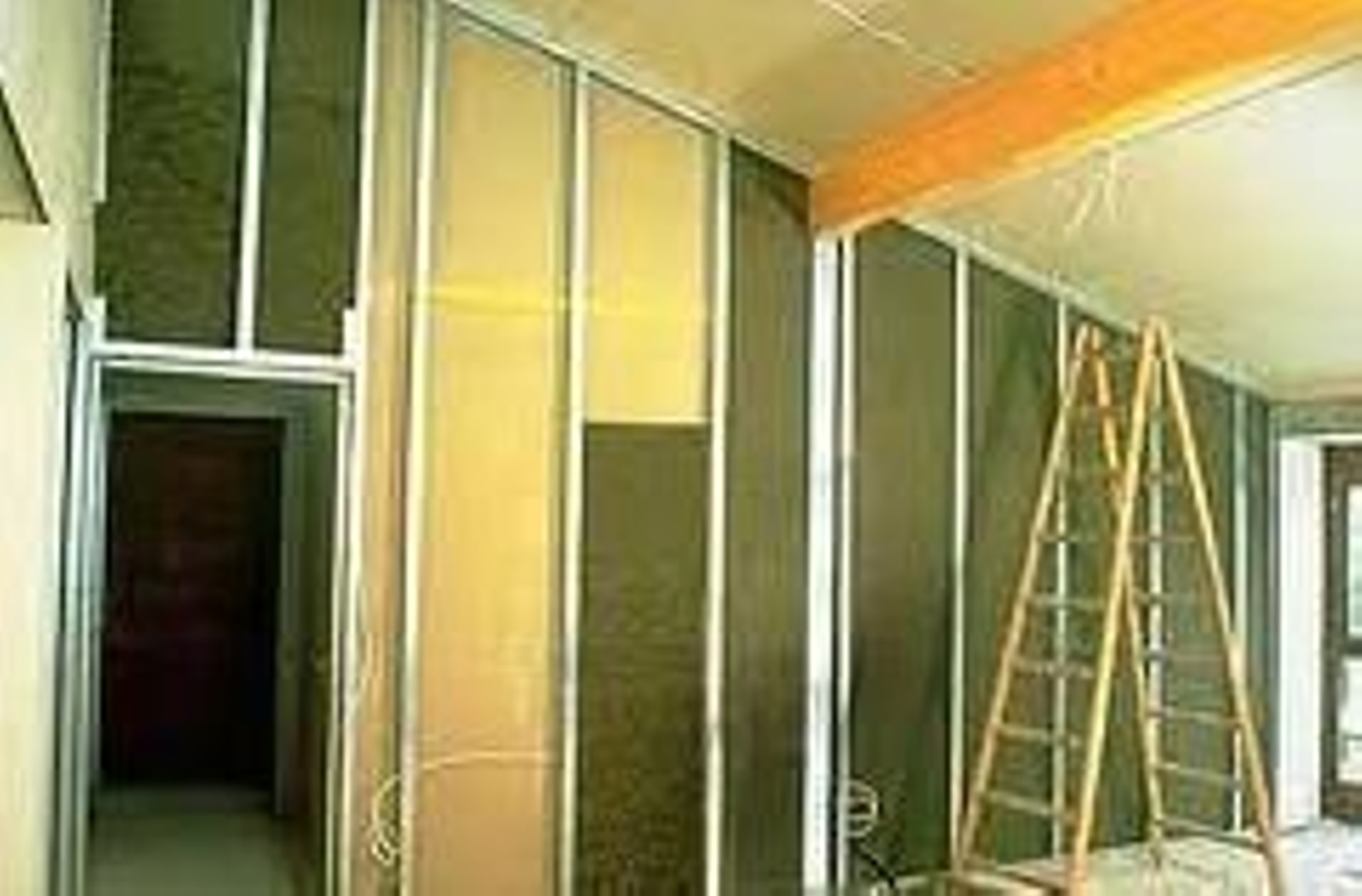 Interior de una vivienda en obras.