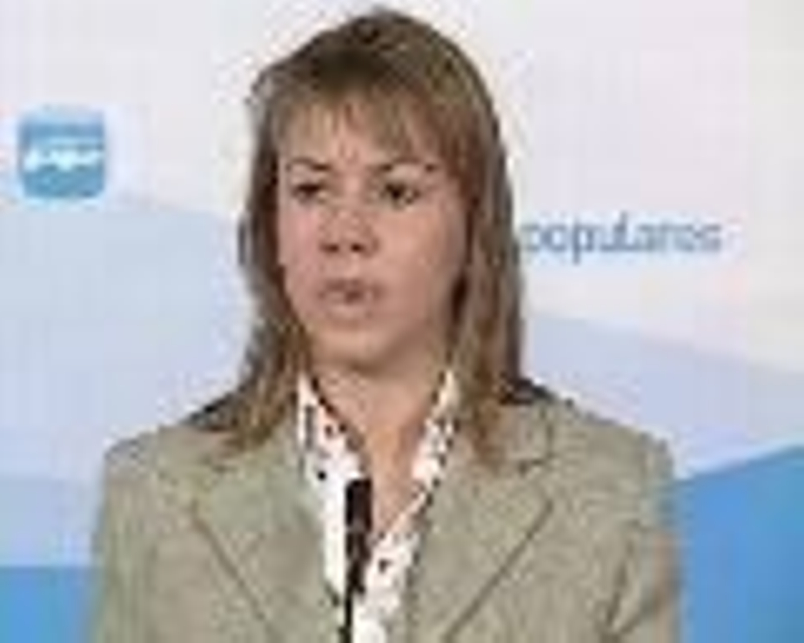 María Dolores de Cospedal, secretaria general del PP.