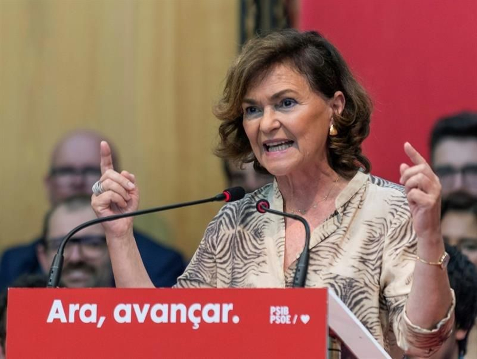 La vicepresidenta del Gobierno en funciones, Carmen Calvo