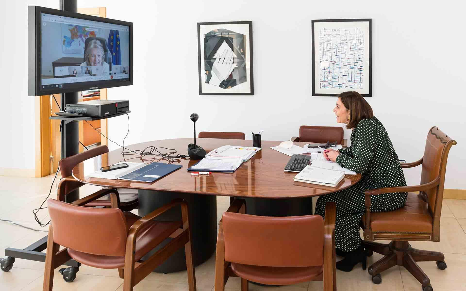 La consejera de Presidencia, Interior, Justicia y Acción Exterior de Cantabria, Paula Fernández Viaña © Raúl Lucio