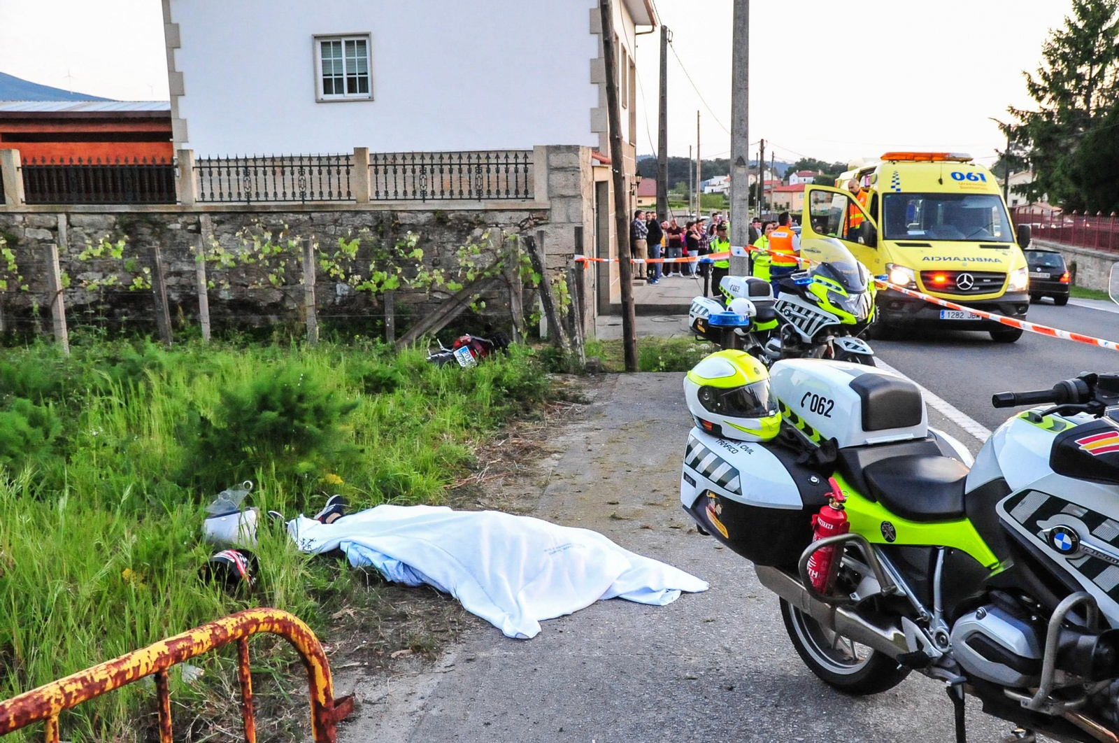 La mujer fallecida esta tarde // Alberte