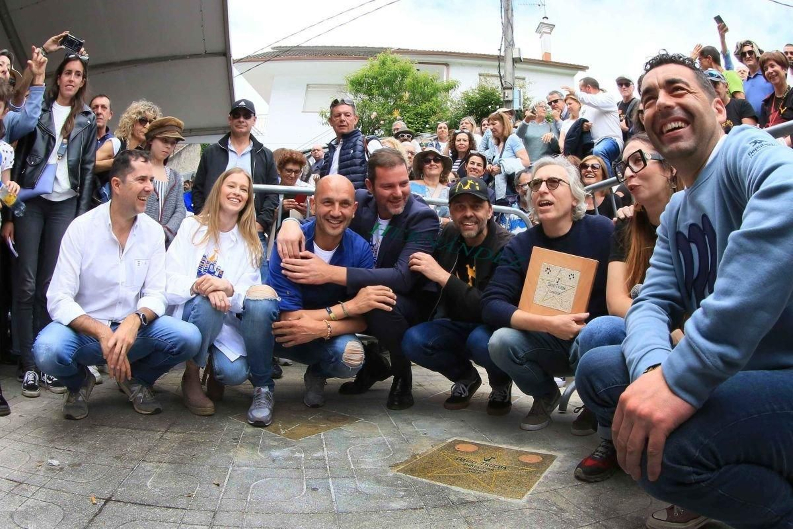David Trueba, feliz con su ‘Estrela' del festival, que colocó en el Torreiro de Cans.