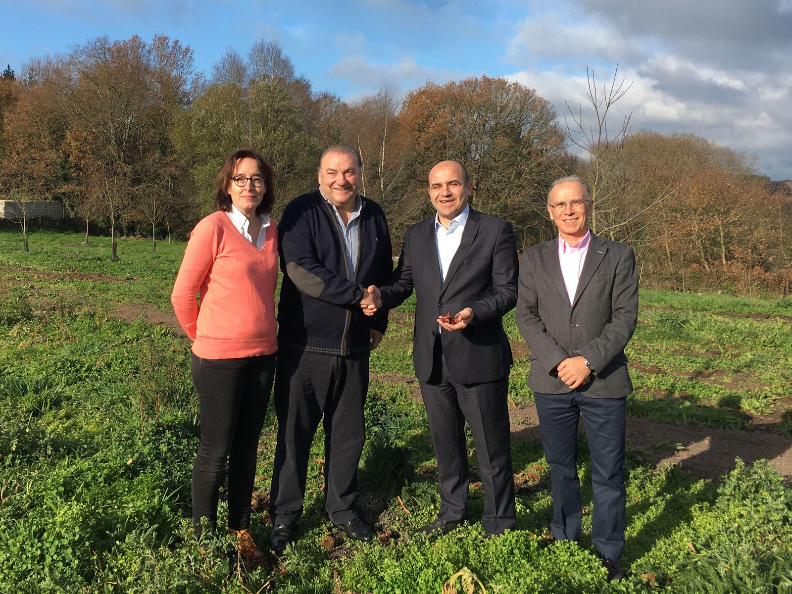 Manuel Gómez-Franqueira, Berta García, José Luis Rey y Jesús Quintá.
