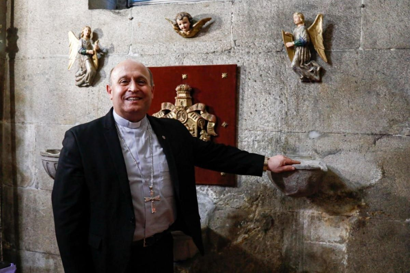 Francisco José Prieto, arzobispo de Santiago, ofreció ayer el pregón de la Semana Santa.