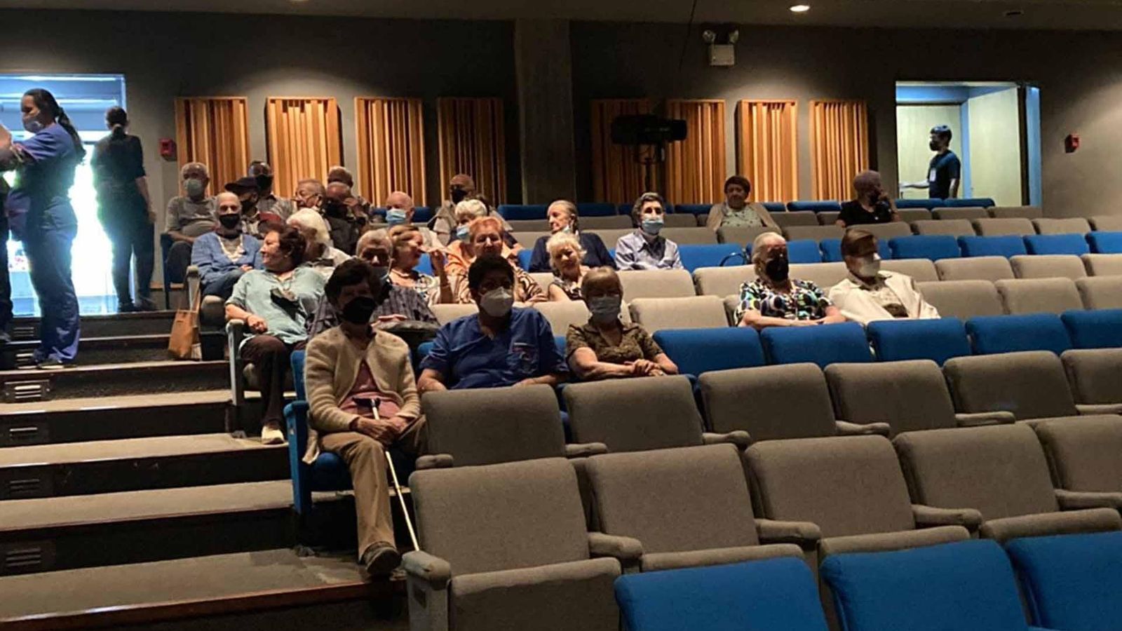 Imagen de la proyección en Caracas