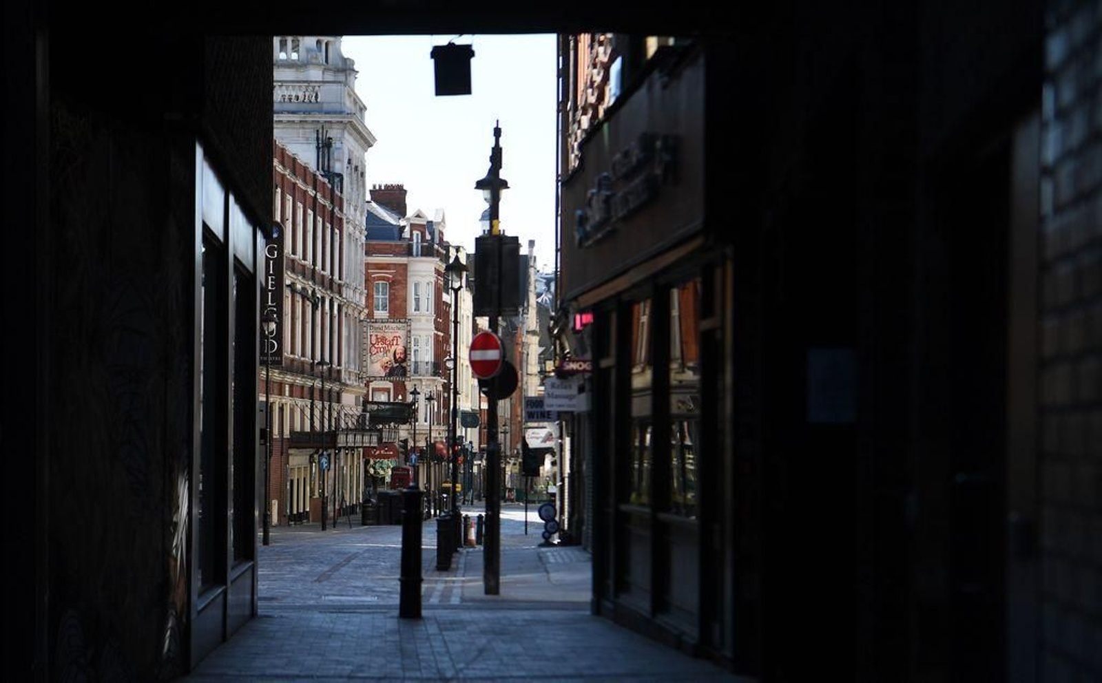 El Soho de Londores, totalmente vacío.