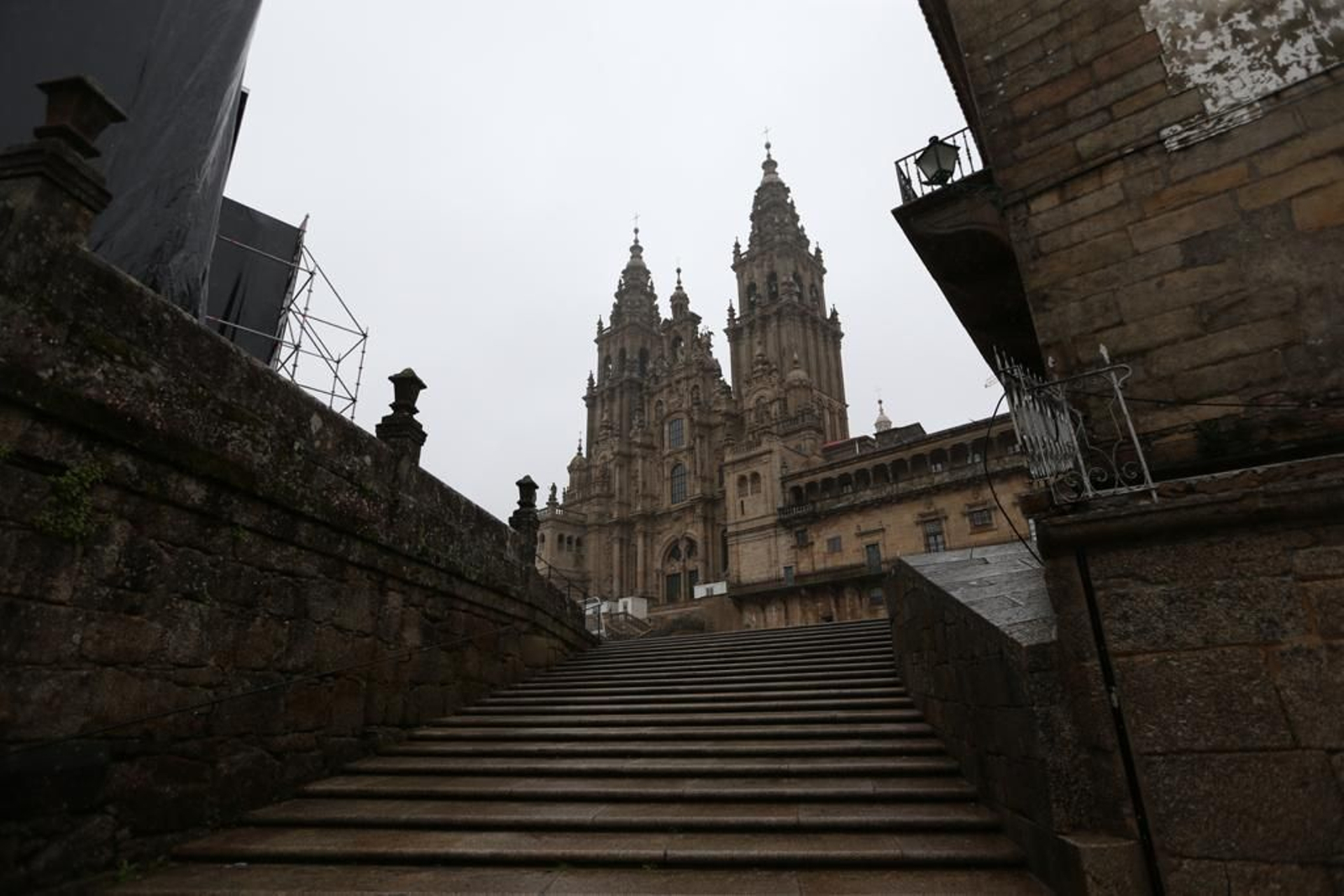La Catedral de Compostela luce libre de andamios. // Alberte
