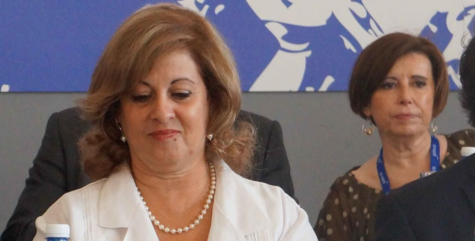 La ministra de Justicia cubana Maria Esther Reus
