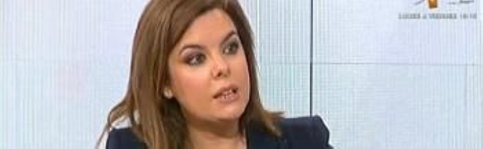 La vicepresidenta del Gobierno, Soraya Sáenz de Santamaría.