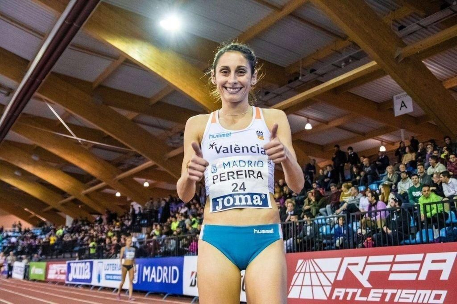 Solange Pereira disputará la prueba de 1.500 metros en Glasgow.