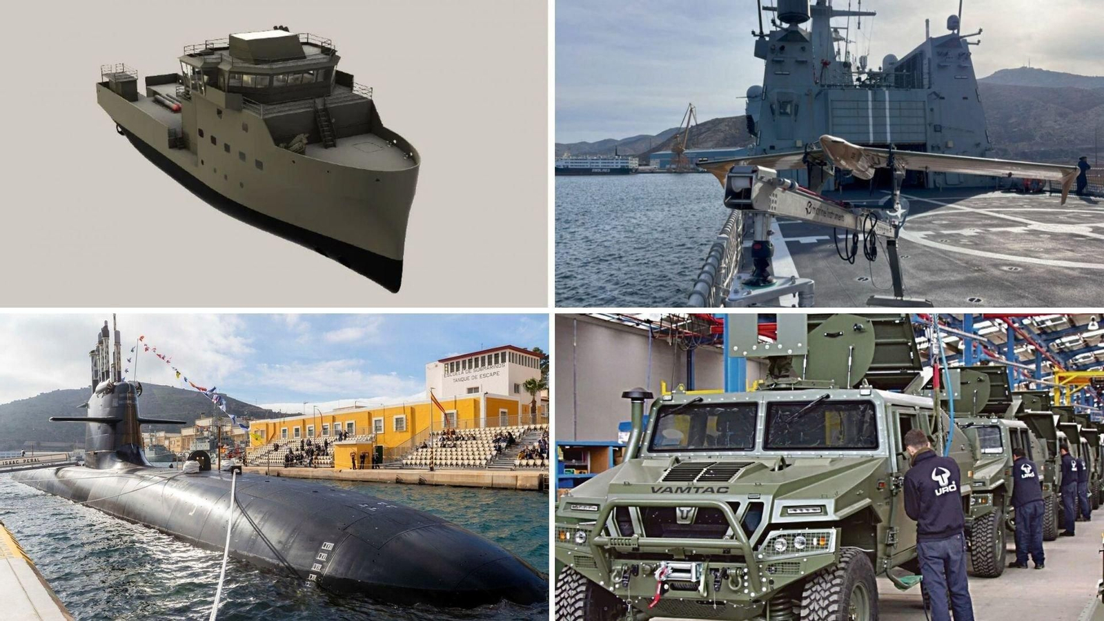 Representación de la industria gallega a través de varios proyectos.