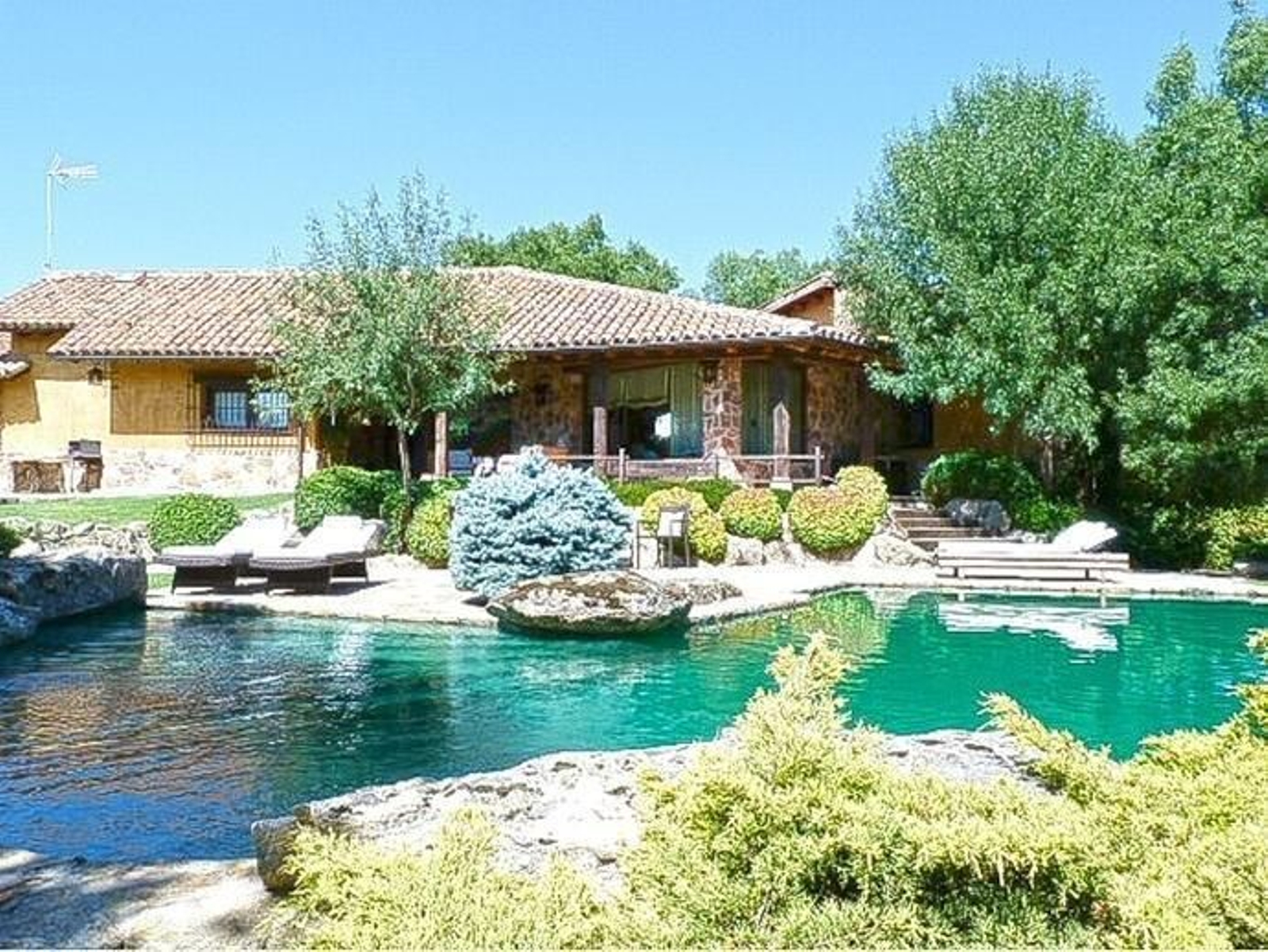 Imagen de Fotocasa del chalé de Pablo Iglesias e Irene Montero.