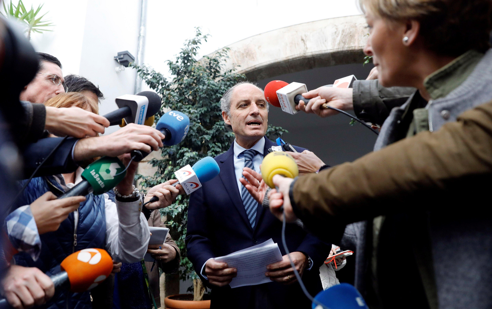 El expresident de la Generalitat Francisco Camps negó "rotundamente" la financiación ilegal.