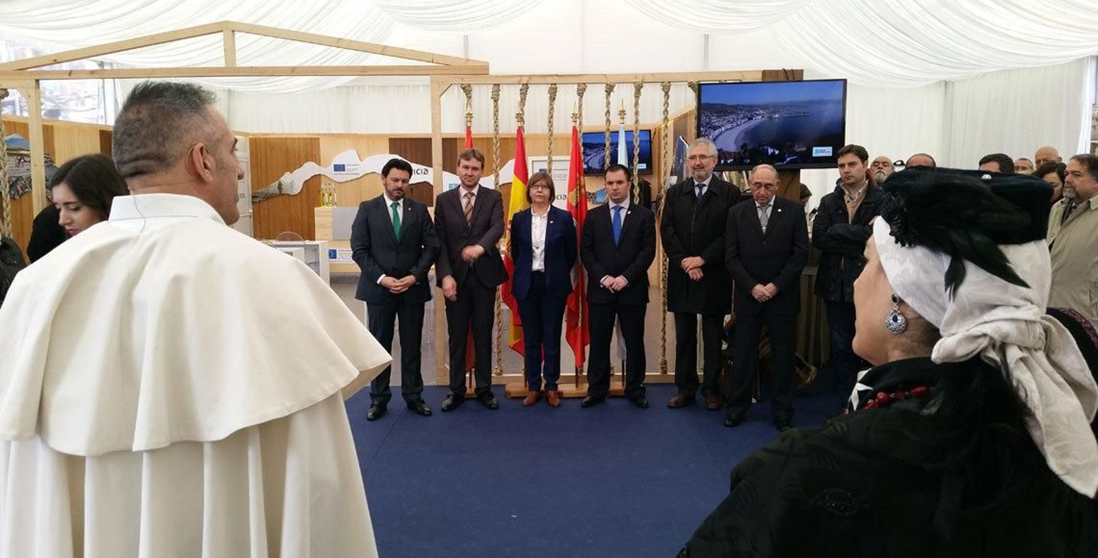 Un momento de la presentación de "Galicia, Pórtico Universal", en Burgos.
