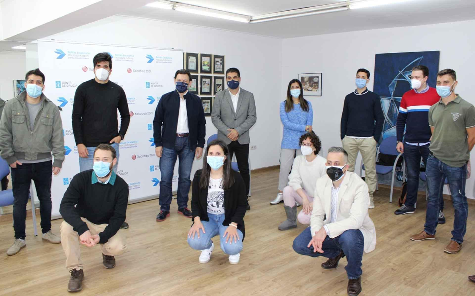 Imagen del encuentro en Ourense