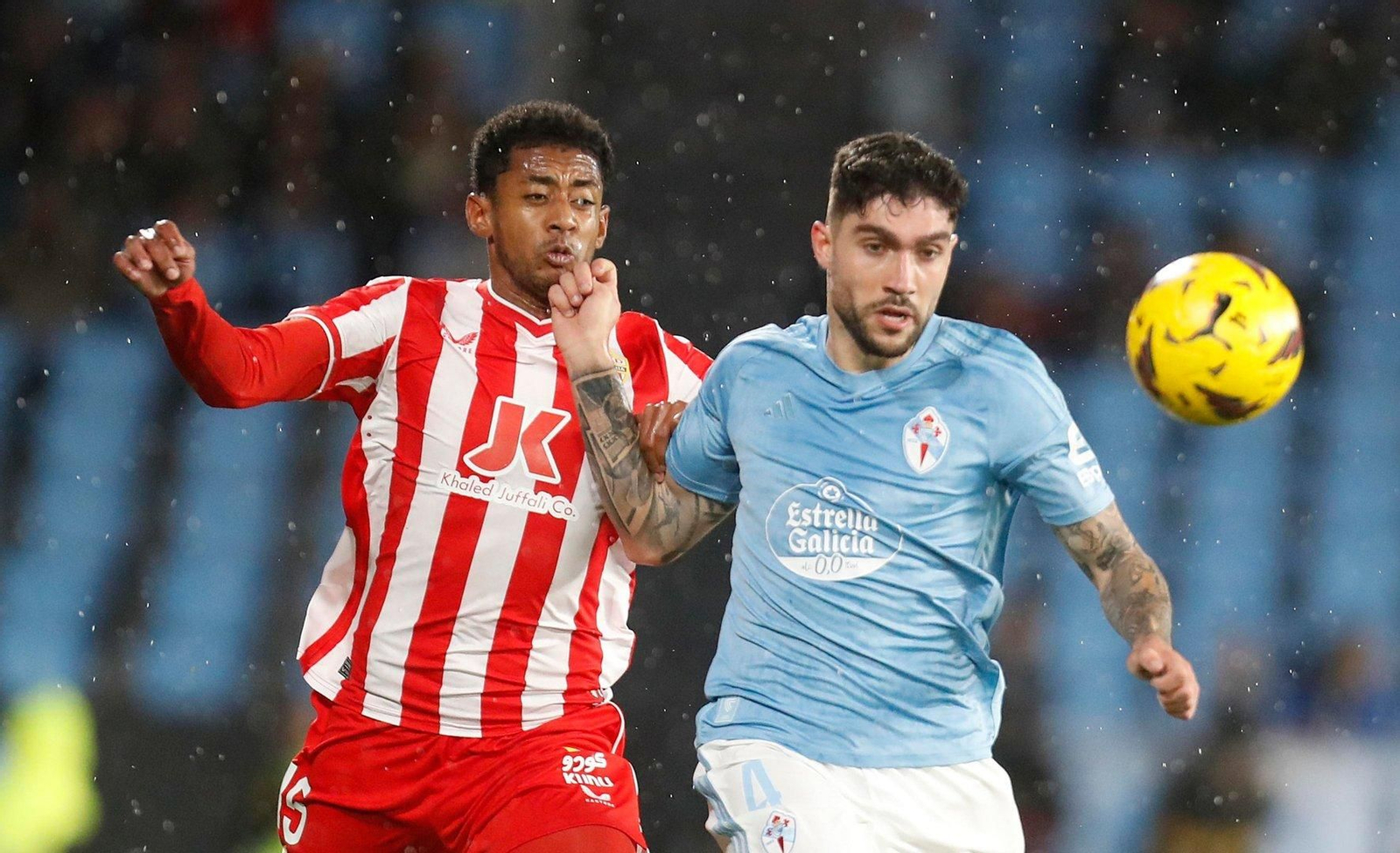 Partido Celta-Almería en Balaídos.