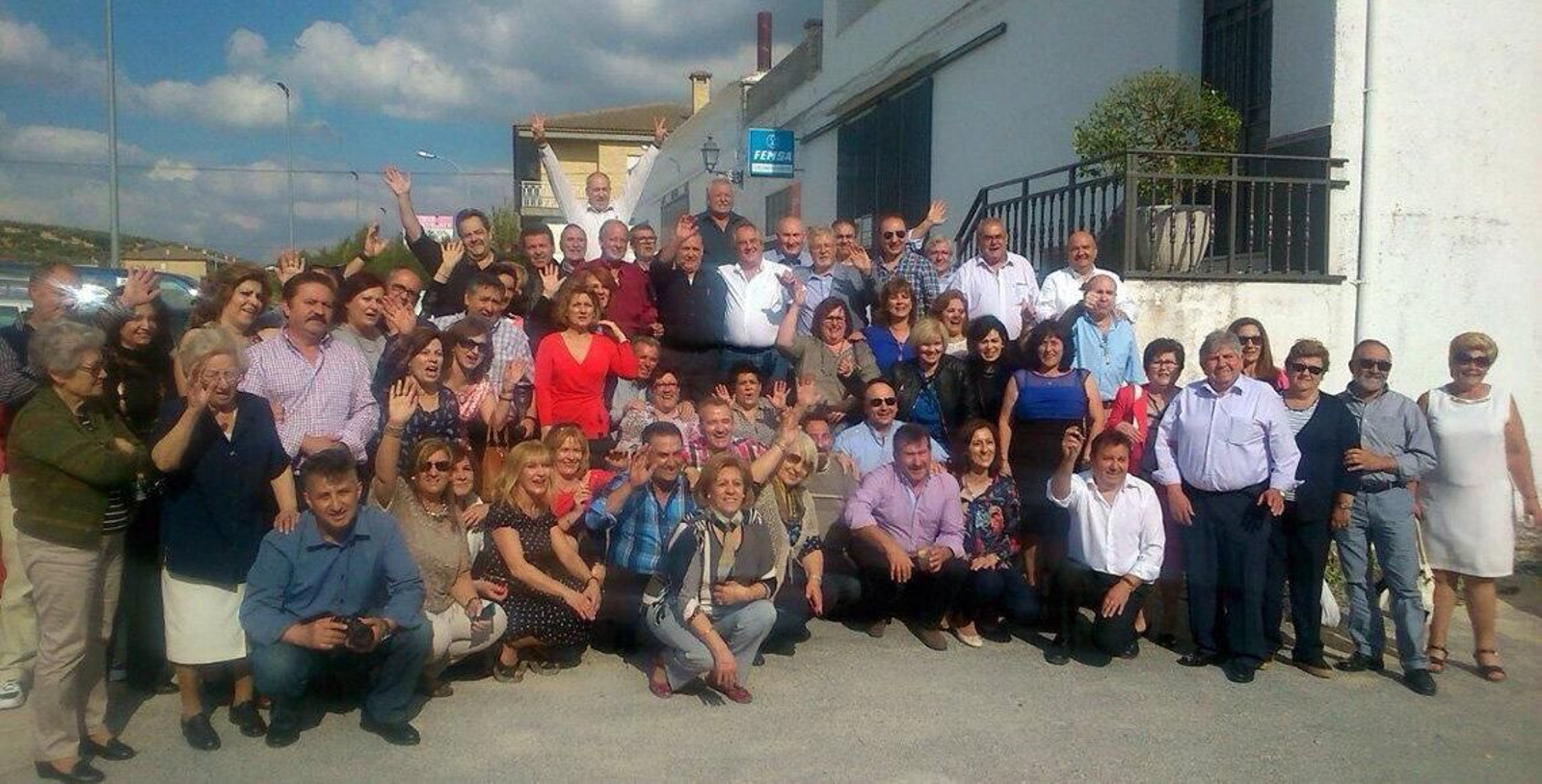 Participantes en la I Quedada de Retornados desde Remscheid, que tuvo lugar en la localidad granadina de Piñar.