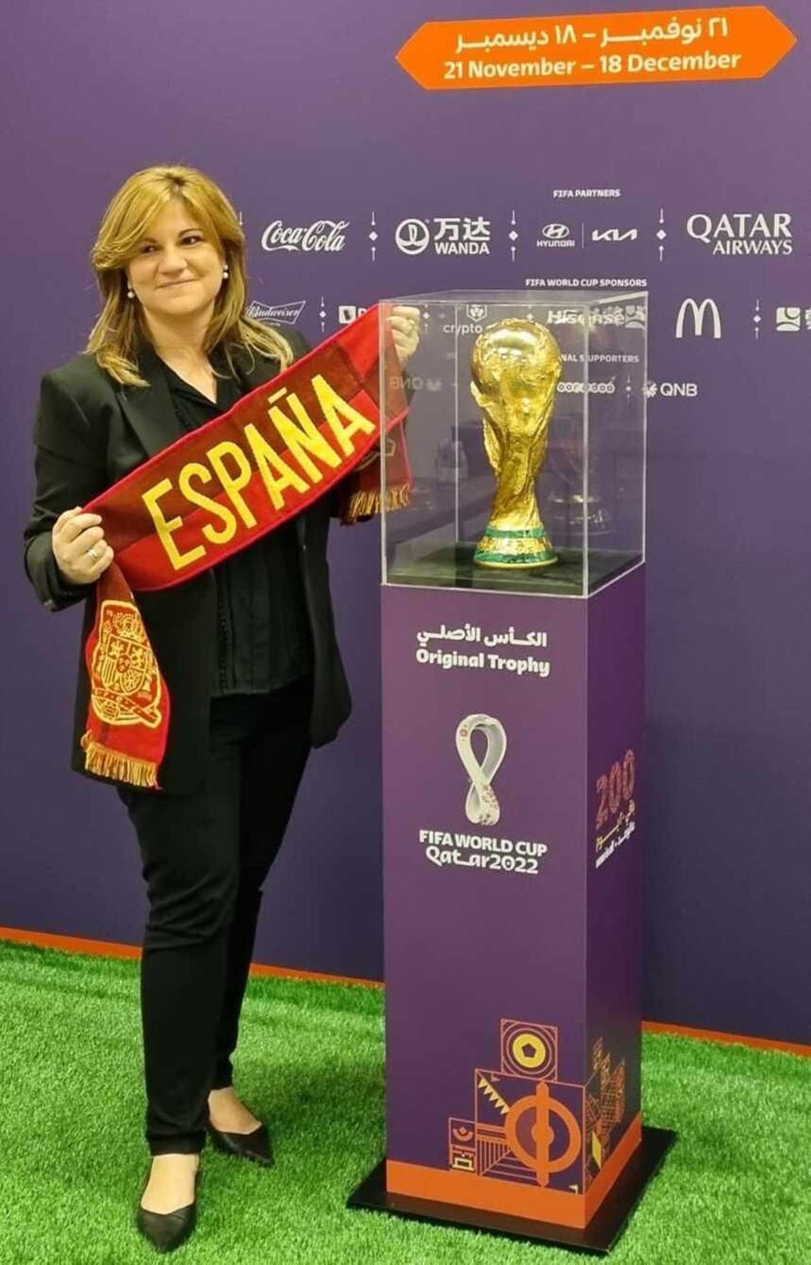 Nerea Agúndez Hernández, presidenta del CRE de Qatar