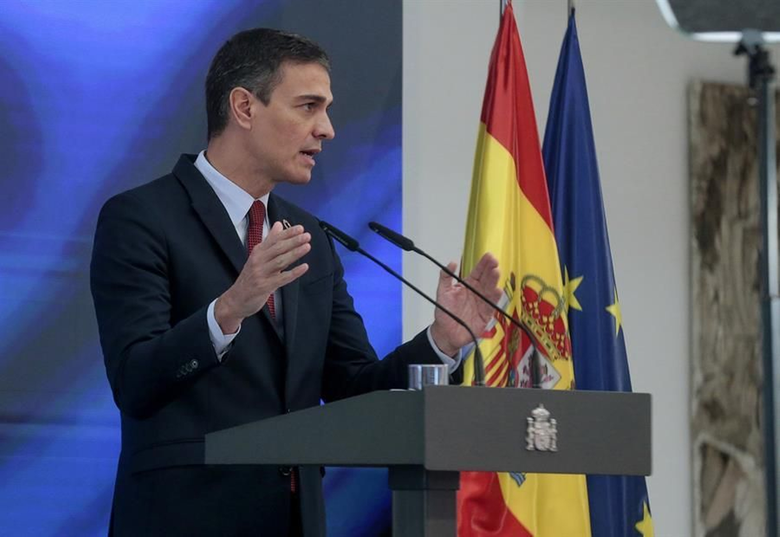 El presidente del Gobierno, Pedro Sánchez