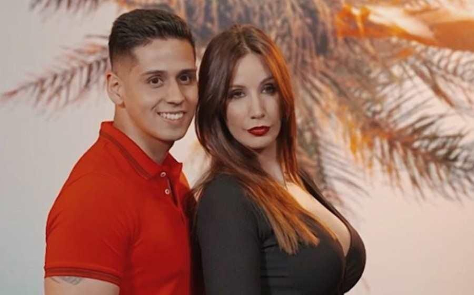 Fani Carbajo y Christofer.