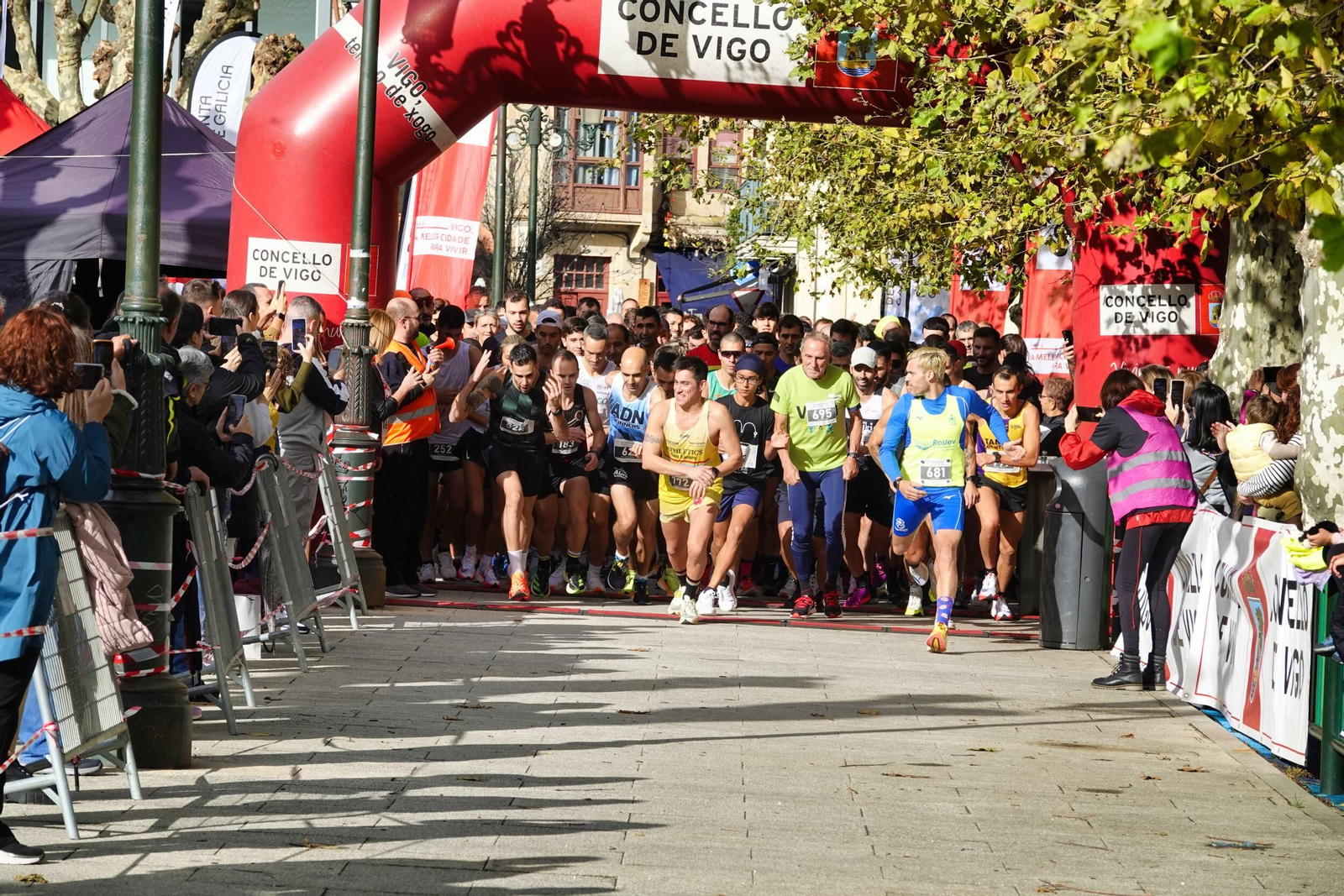 Pistoletazo de salida de la carrera.