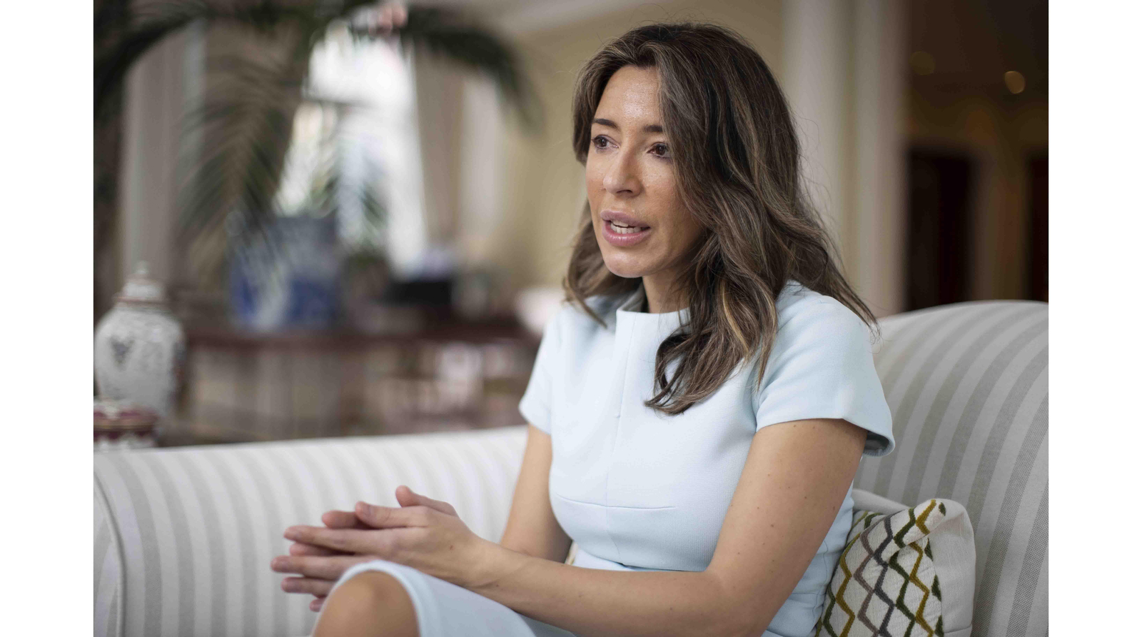 Xiana Méndez, secretaria de Estado de Comercio de España. EFE/Orlando Barría