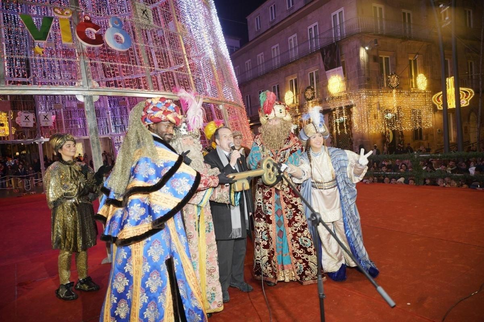 La Cabalgata de los Reyes en Vigo 2024.