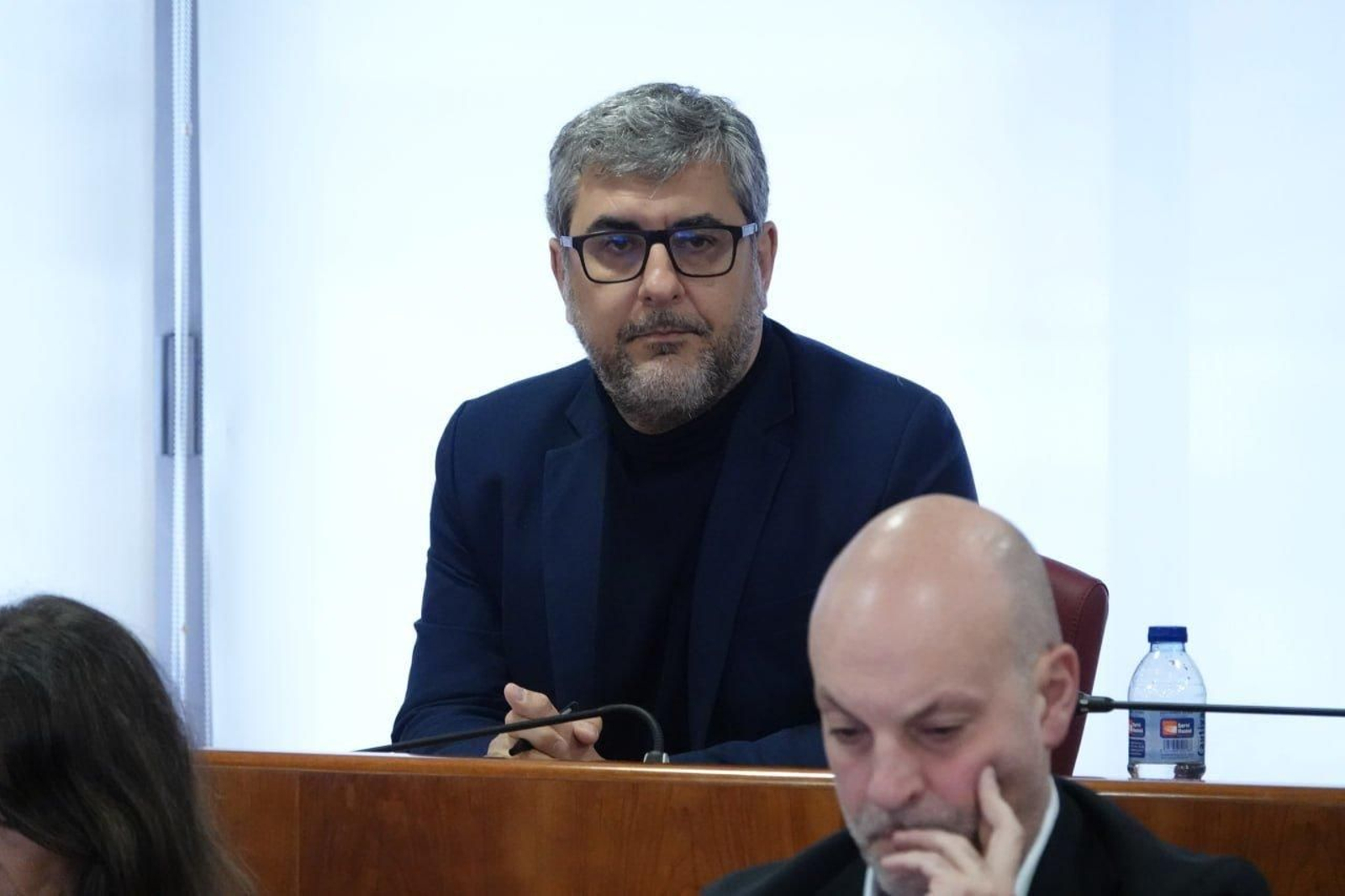 Miguel Martín en un pleno.