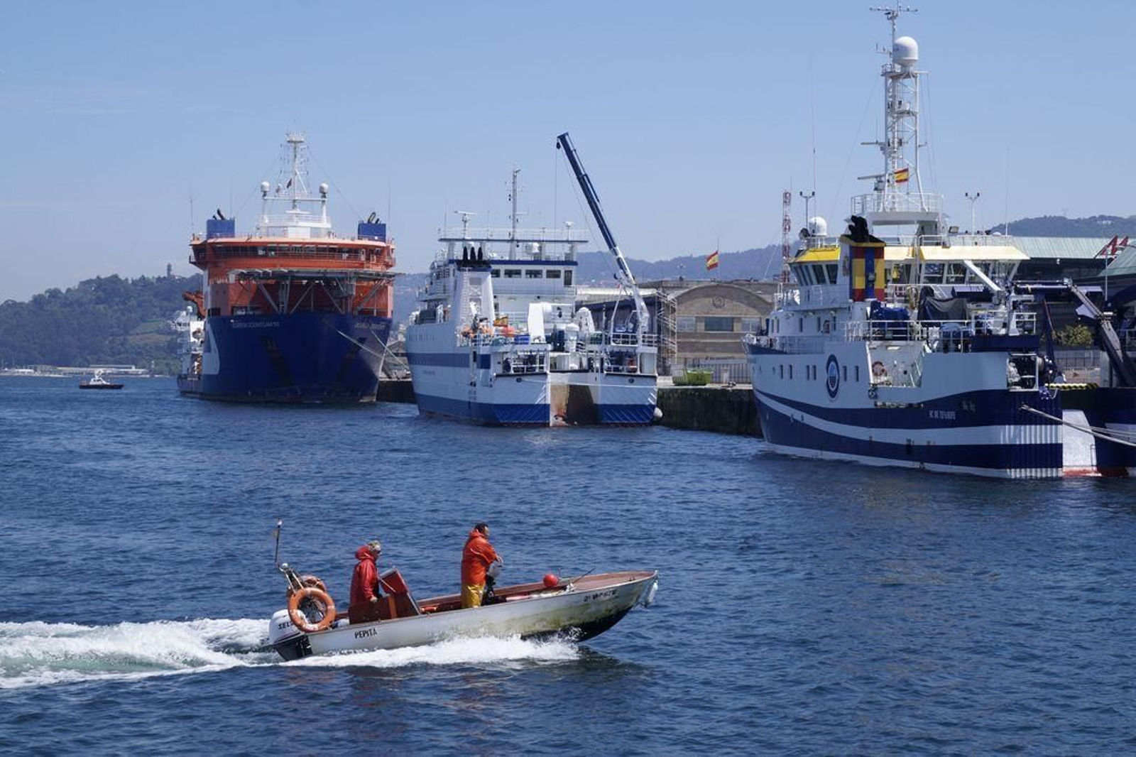 La crisis concentra la flota investigadora en Vigo